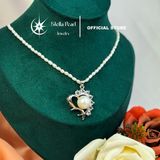  Mặt dây ngọc trai lớn hợp kim bền màu - Stella Pearl C63201 