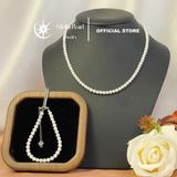  Set vòng cổ vòng tay ngọc trai nhí 4-5mm - Stella Pearl S57401 