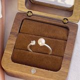  Nhẫn ngọc trai bạc S925 ngọc 6mm hoặc 7.5mm freesize - thiết kế tối giản Stella Pearl R55103 