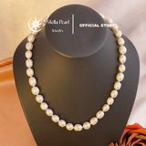  Vòng cổ ngọc trai xoài 9mm - Stella Pearl N57101 
