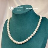  Vòng Cổ Ngọc Trai 8-9mm – Dài 40-41cm khoá hợp kim - Stella Pearl N510301 