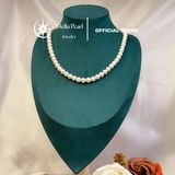  Vòng Cổ Ngọc Trai 8-9mm – Dài 40-41cm khoá hợp kim - Stella Pearl N510301 