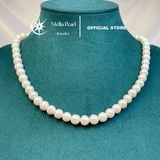  Vòng Cổ Ngọc Trai 8-9mm – Dài 40-41cm khoá hợp kim - Stella Pearl N510301 