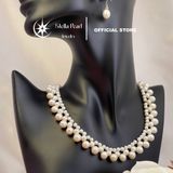  Vòng cổ ngọc trai đan thủ công 38cm – Thiết kế tinh xảo từ nhiều size hạt - Stella Pearl N512201 