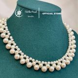  Vòng cổ ngọc trai đan thủ công 38cm – Thiết kế tinh xảo từ nhiều size hạt - Stella Pearl N512201 