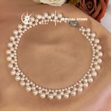  Vòng cổ ngọc trai đan thủ công 38cm – Thiết kế tinh xảo từ nhiều size hạt - Stella Pearl N512201 