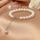  Vòng tay ngọc trai hạt 7–8mm dây khóa tăng đưa 4cm - Stella Pearl B512101 