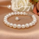  Vòng tay ngọc trai hạt 7–8mm dây khóa tăng đưa 4cm - Stella Pearl B512101 