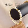  Vòng tay ngọc trai 6-6.5mm phối bi hợp kim - Stella Pearl B56001 