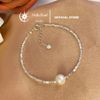  Vòng tay bạc 925 phối ngọc trai tròn 8mm - Stella Pearl B58204 