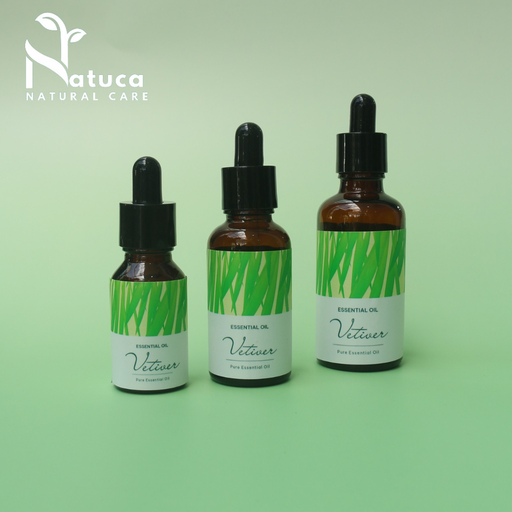 Tinh Dầu Cỏ Hương Bài Vetiver Essential Oil