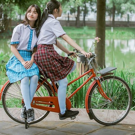Vớ Thon Chân Slendy's Japan (màu xanh)