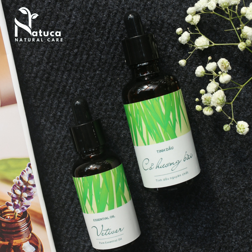 Tinh Dầu Cỏ Hương Bài Vetiver Essential Oil