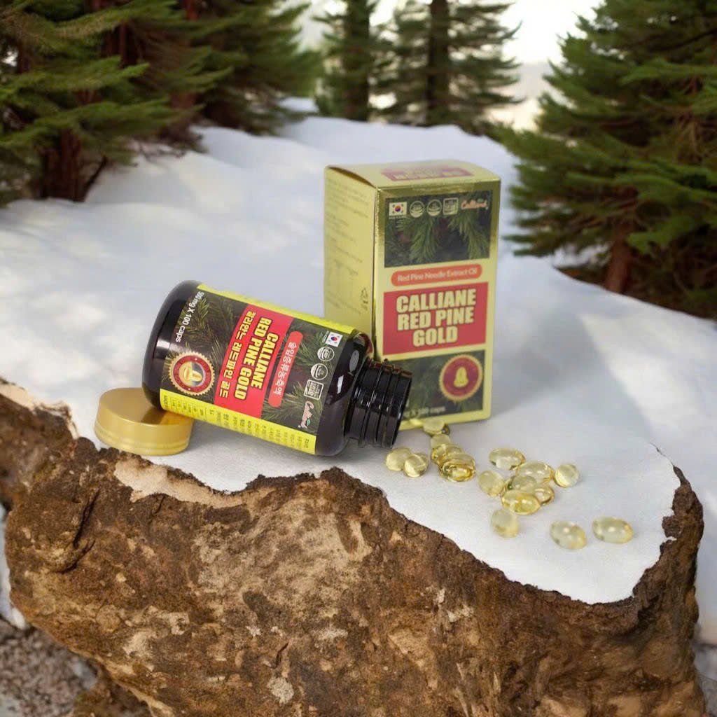 Tinh dầu thông đỏ Calliane Red Pine Gold 500mg hộp 100 viên