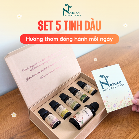 Set Quà 5 Loại Tinh Dầu Đa Năng