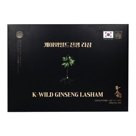 Nước Cao Hắc Sâm Núi Hoang Dã Cô Đặc Lasham Hàn Quốc Hộp 30 Gói 10g