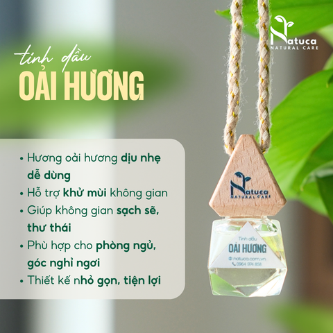 Tinh Dầu Oải Hương Pháp 5ml Treo Phòng Ngủ Tạo Hương Không Gian