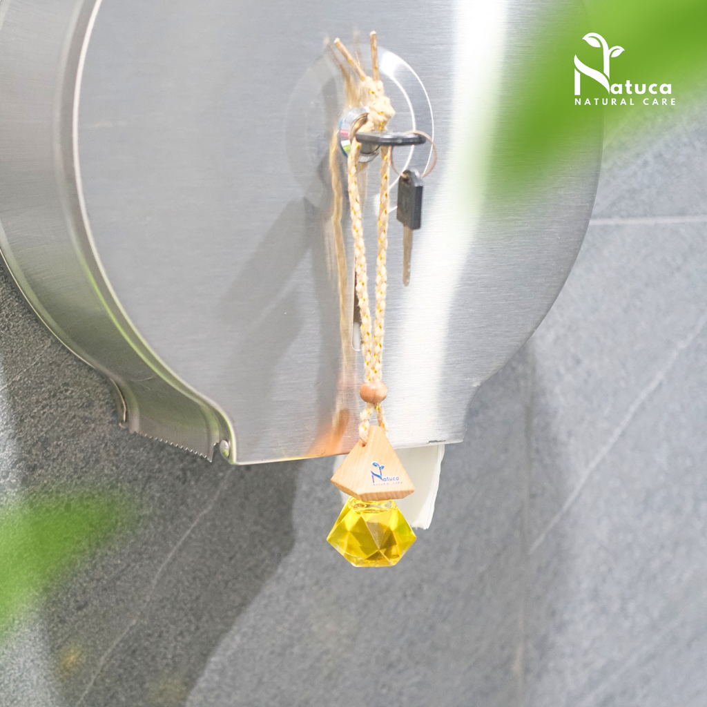 Tinh Dầu Sả Chanh Ấn Độ 5ml Treo Xe Ô Tô Khử Mùi Không Gian