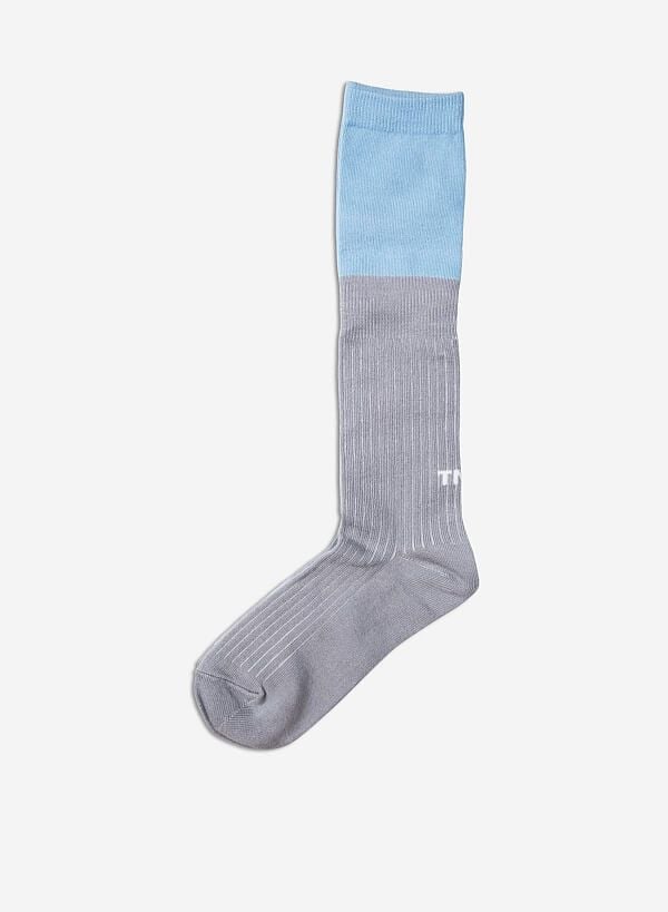 Vớ cổ cao 2 tầng NI SOCKS - SOC 0002 - Màu xám