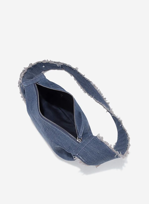 Túi bao tử JEANS SEESAW BAG - CRO 0002 - Màu xanh dương