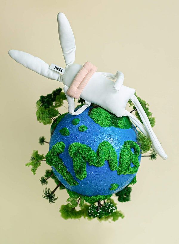 Phụ kiện túi xách THỎ MOHON - RBT 0001 - Màu trắng