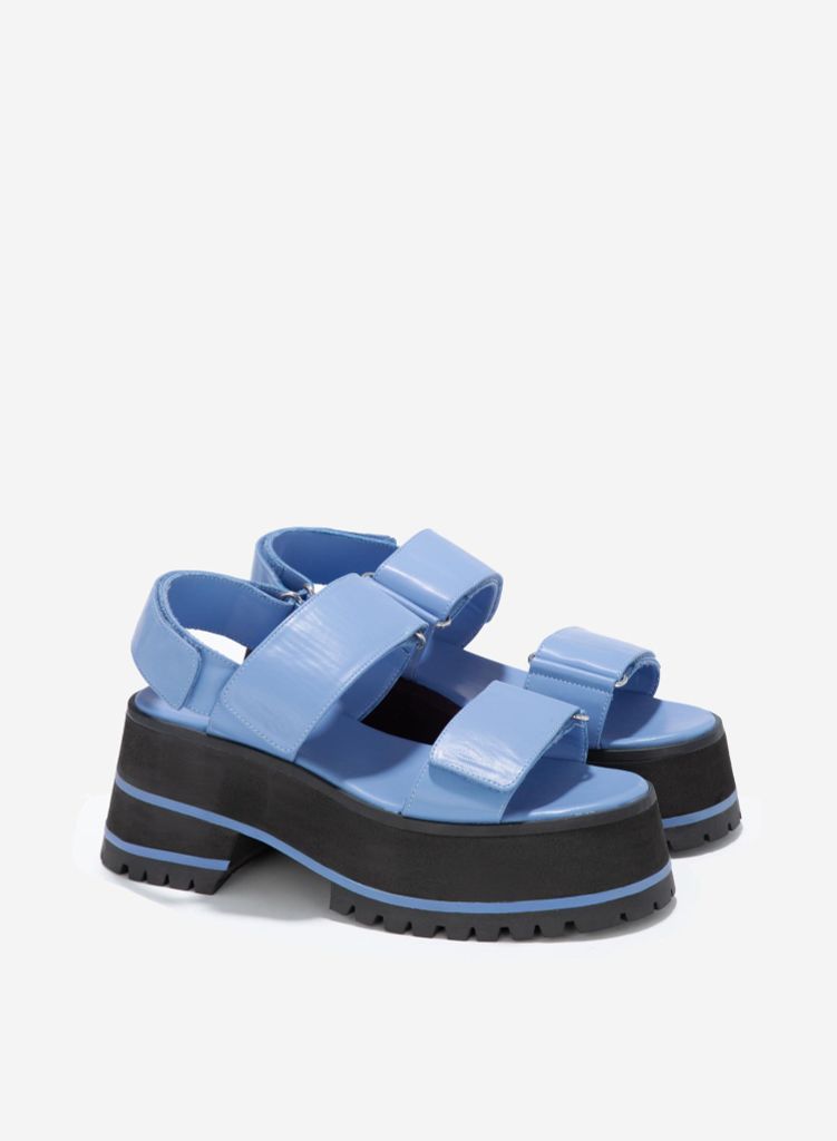 Giày sandal đế bánh mì HULK SANDAL PLATFORM - SDL 0001 - Màu xanh dương