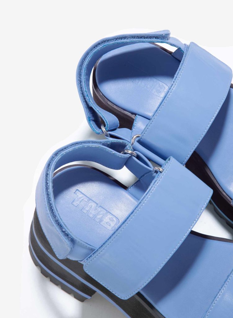 Giày sandal đế bánh mì HULK SANDAL PLATFORM - SDL 0001 - Màu xanh dương