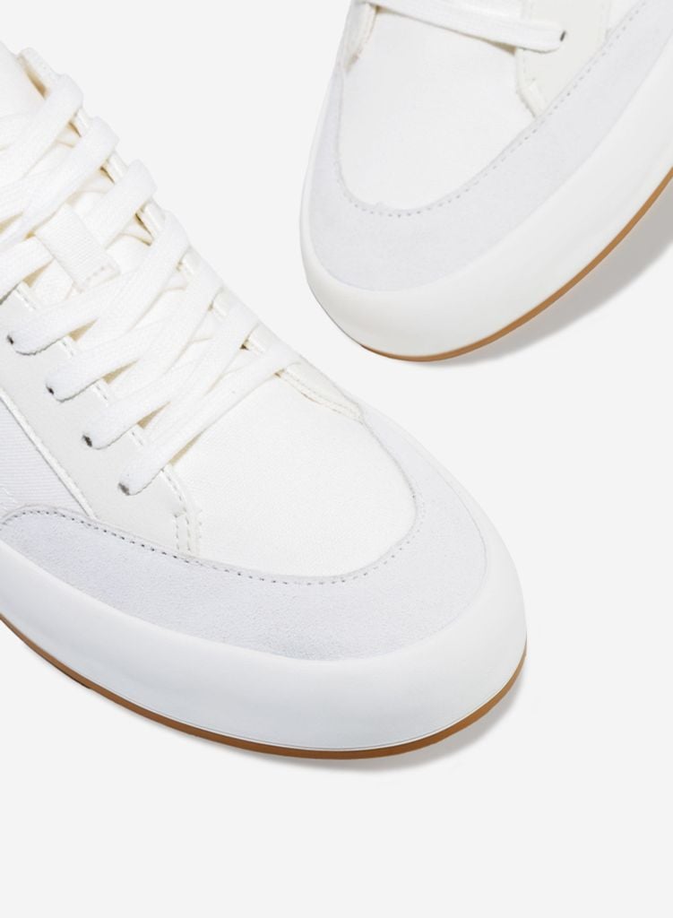 Giày thể thao lưu hóa V SNEAKER - SNK 0001 - Màu trắng