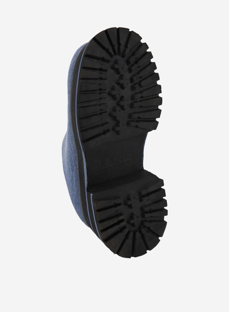 Giày sục Jeans đế bánh mì JEANS PLATFORM MULES - MUL 0001 - Màu xanh dương