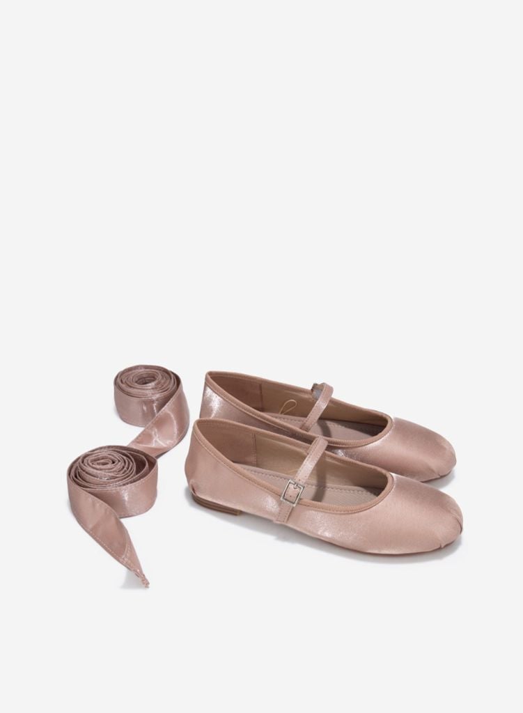 Giày búp bê vải FIORE BALLERINA - BAL 0001 - Màu be