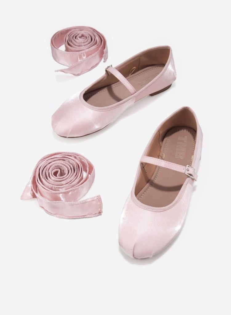 Giày búp bê vải FIORE BALLERINA - BAL 0001 - Màu hồng