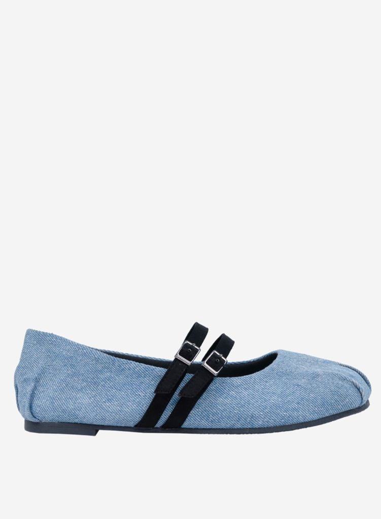 Giày búp bê vải FIORE BALLERINA - BAL 0003 - Màu Jean