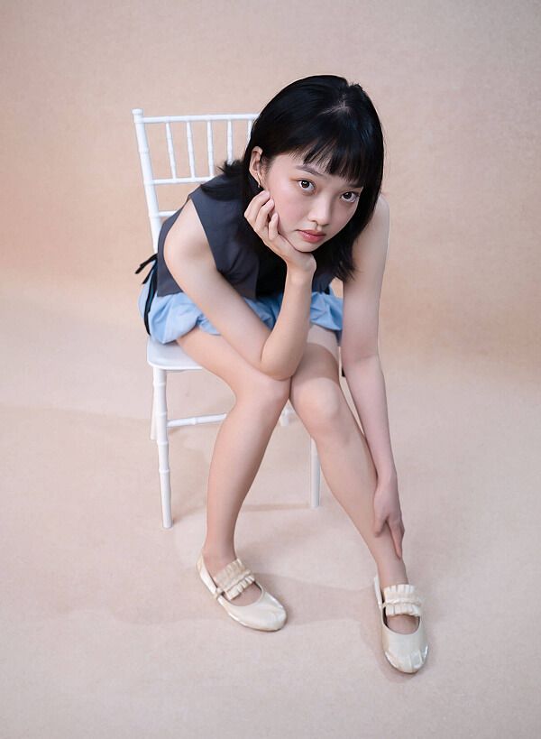 Kẹp quai trang trí BALLERINA RUFFLES CLIP - ACC 0003 - Màu vàng