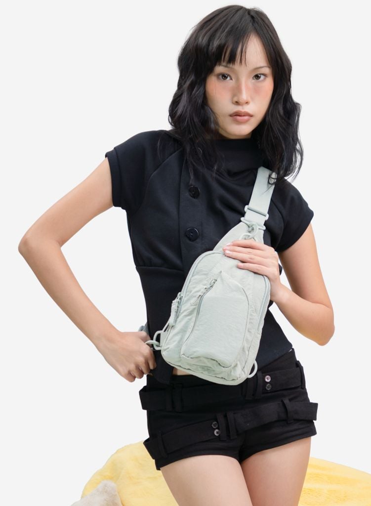 Túi bao tử SLING CROSS BAG - CRO 0003 - Màu Xanh ngọc