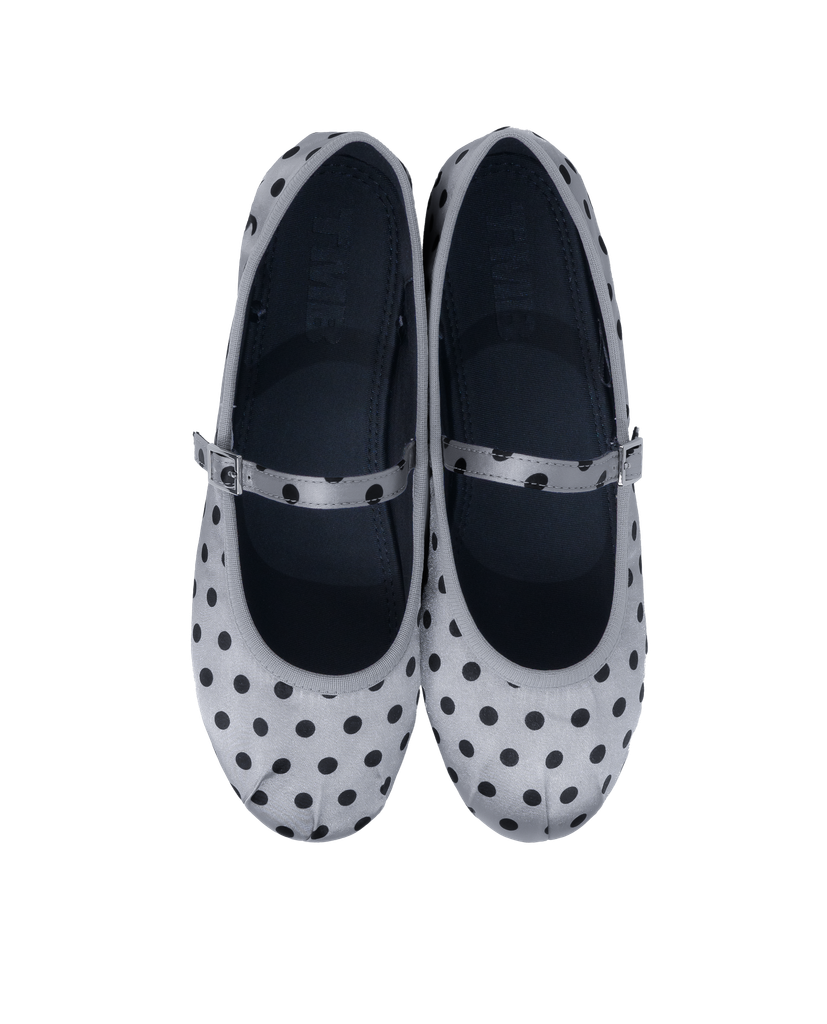Giày búp bê vải FIORE BALLERINA - BAL 0005 - Màu xám chấm bi