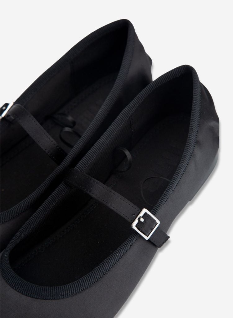 Giày búp bê vải FIORE BALLERINA - BAL 0001 - Màu đen