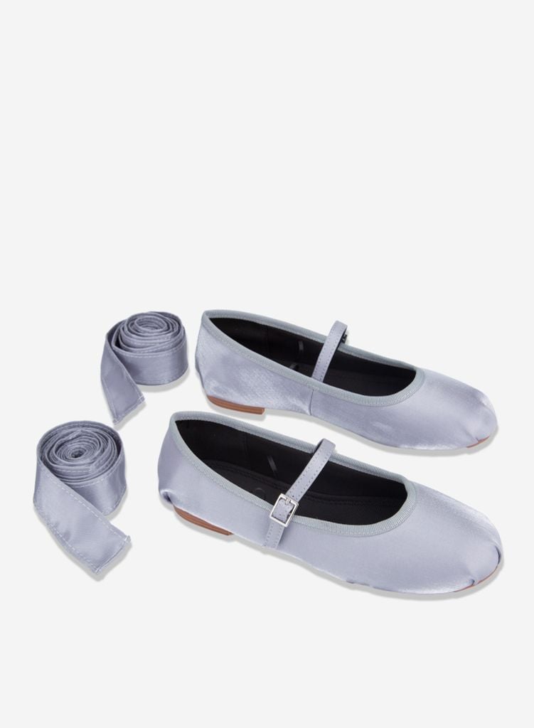 Giày búp bê vải FIORE BALLERINA - BAL 0001 - Màu xám nhạt