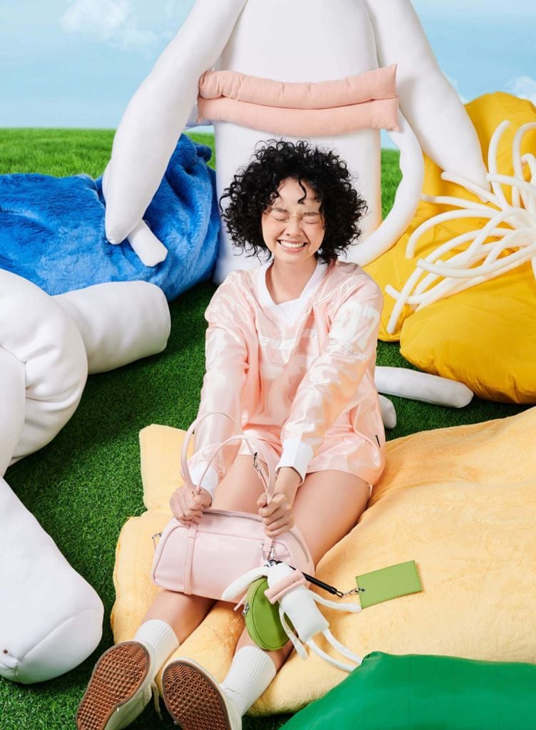 Túi xách PARACHUTE LOAF SHOULDER BAG - SHO 0002 - Màu hồng