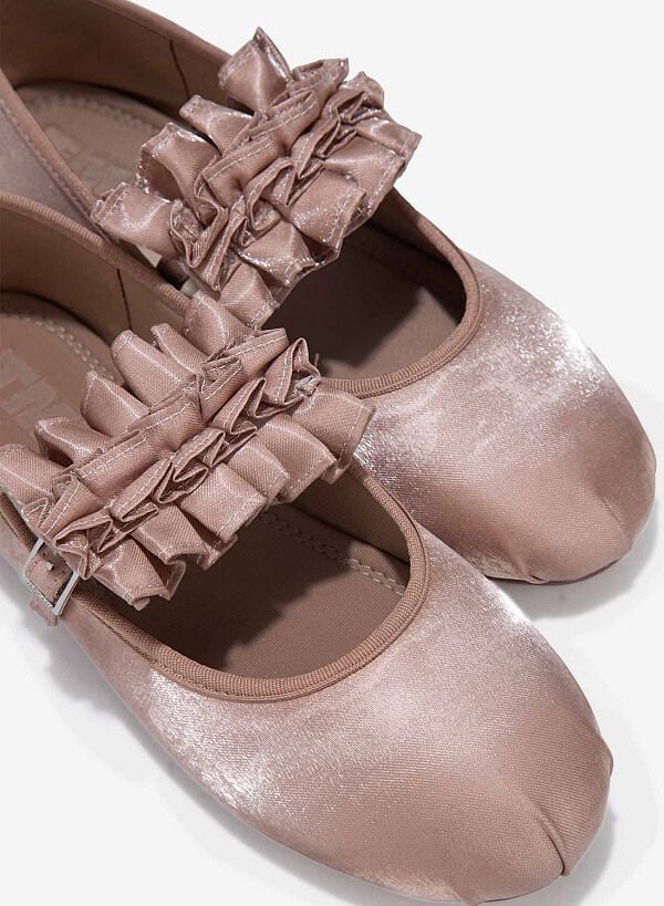 Kẹp quai trang trí BALLERINA RUFFLES CLIP - ACC 0001 - Màu be