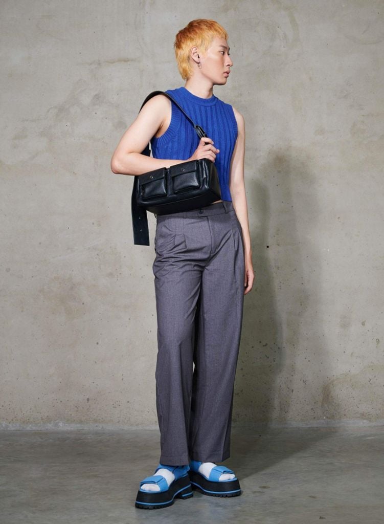 Giày sandal đế bánh mì HULK SANDAL PLATFORM - SDL 0001 - Màu xanh dương