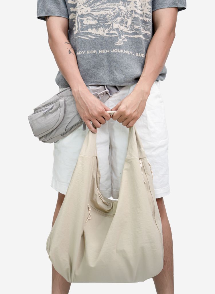 Túi tote size lớn BINDLE TOTE BAG - SHO 0004 - Màu kem