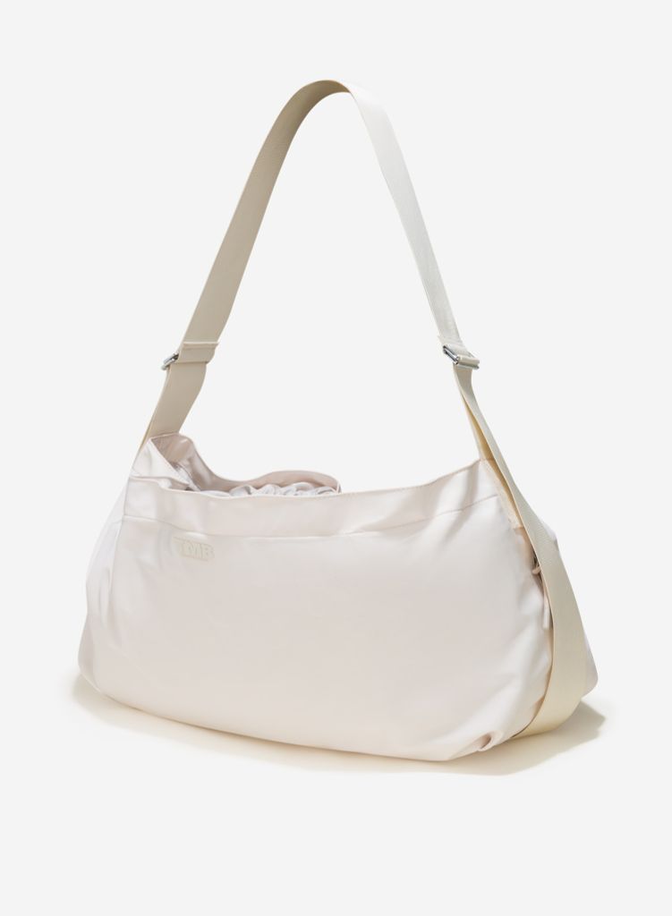 Túi vải đeo chéo dây rút lớn DUMPLING TOTE BAG - TMB 0001 - Màu kem