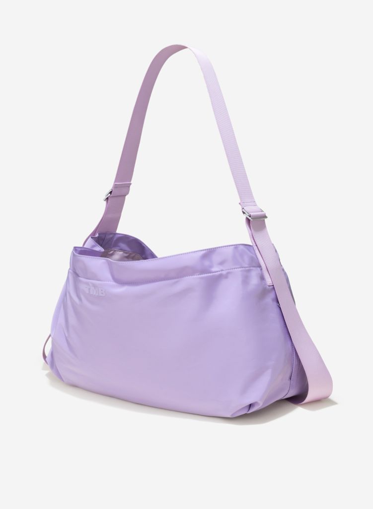 Túi vải đeo chéo dây rút lớn DUMPLING TOTE BAG - TMB 0001 - Màu tím