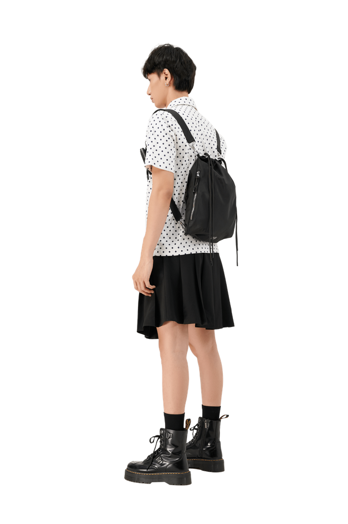 Túi balo dây rút nhỏ AIO BAG - TMB 0003 - Màu đen