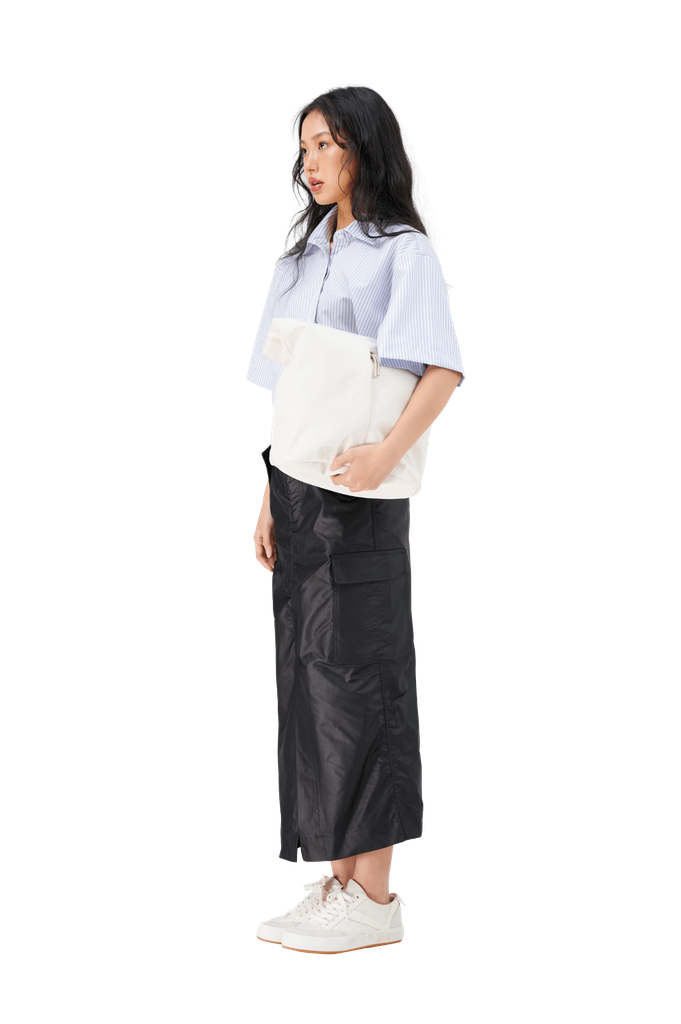 Túi vải cuộn tròn ROLLING BAG - TMB 0002 - Màu kem