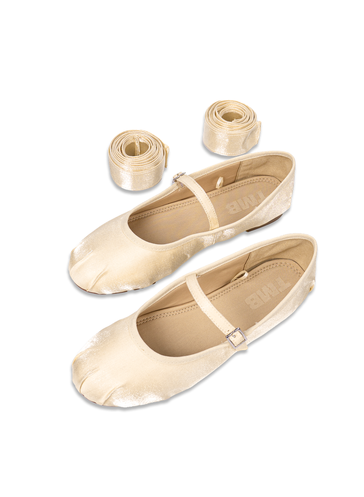 Giày búp bê vải FIORE BALLERINA - BAL 0001 - Màu vàng