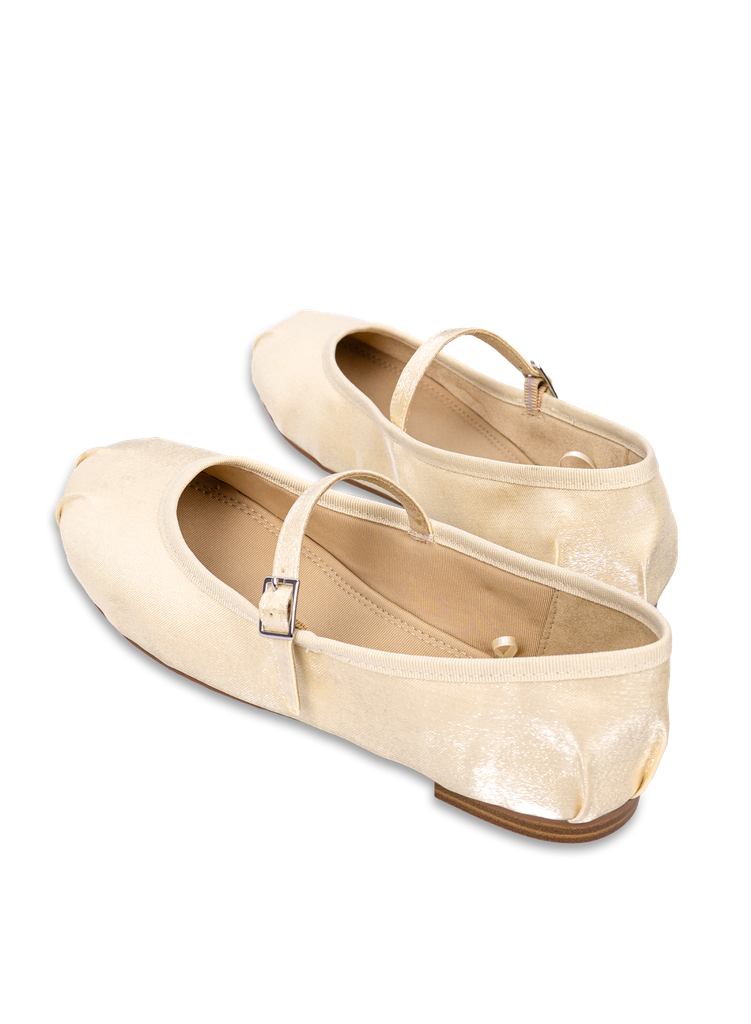 Giày búp bê vải FIORE BALLERINA - BAL 0001 - Màu vàng