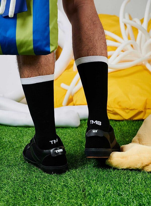 Vớ cổ cao TUX SOCKS - SOC 0001 - Màu đen