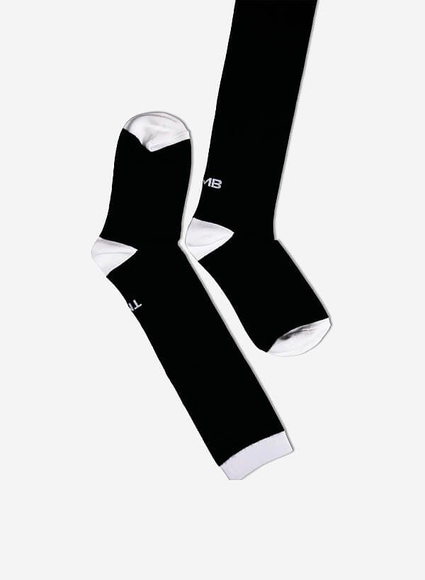 Vớ cổ cao TUX SOCKS - SOC 0001 - Màu đen