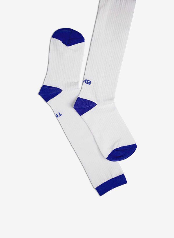 Vớ cổ cao TUX SOCKS - SOC 0001 - Màu trắng